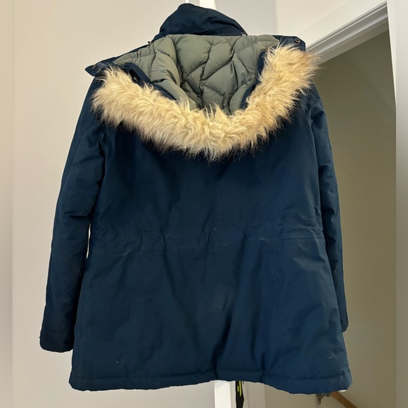 LLBean winter parka, navy blue size xs - Picture 3 of 4